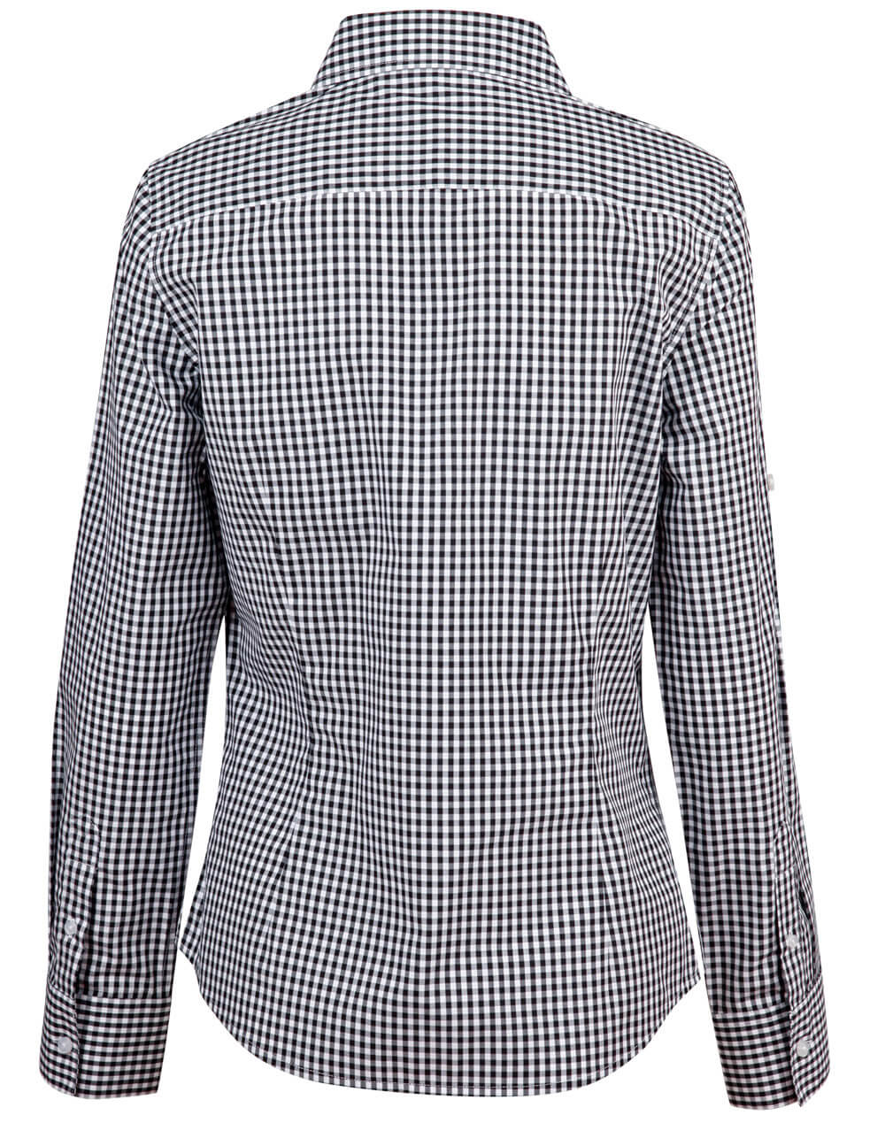 M8300L Ladies’ Gingham Check Long Sleeve Shirt