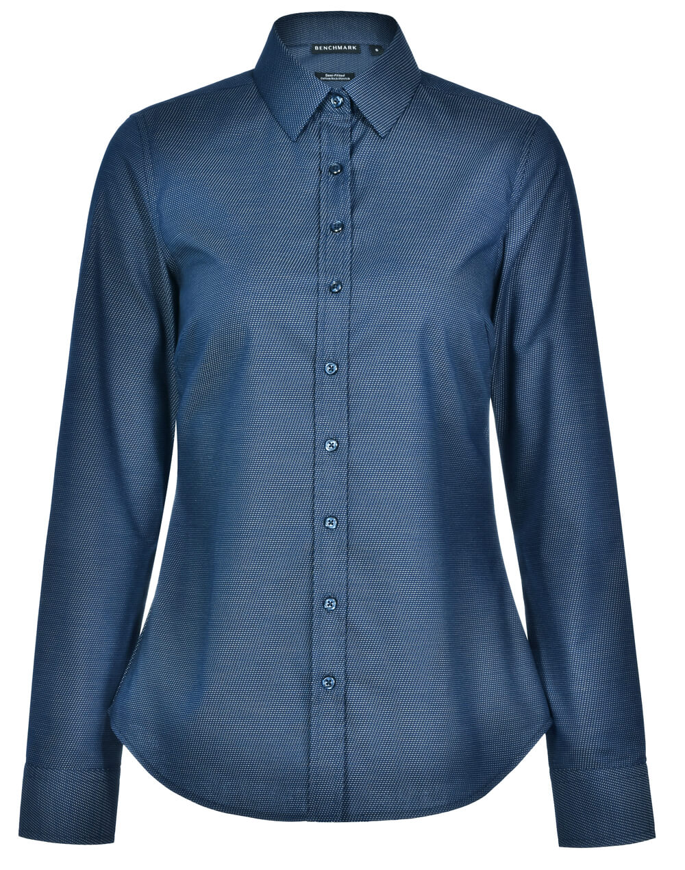 M8400L Ladies Ascot Long Sleeve Stretch Shirt