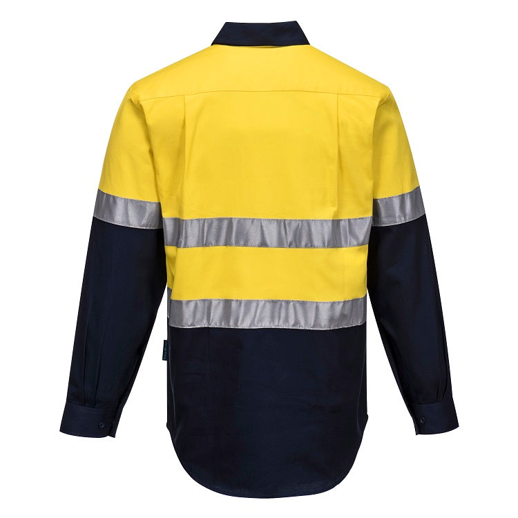 MC101 Regular Weight Taped Closed Front Shirt - dixiesworkwear