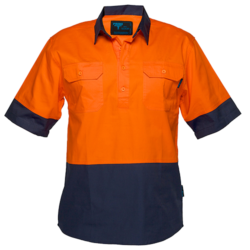 MC802 Lightweight Closed Front Shirt - dixiesworkwear