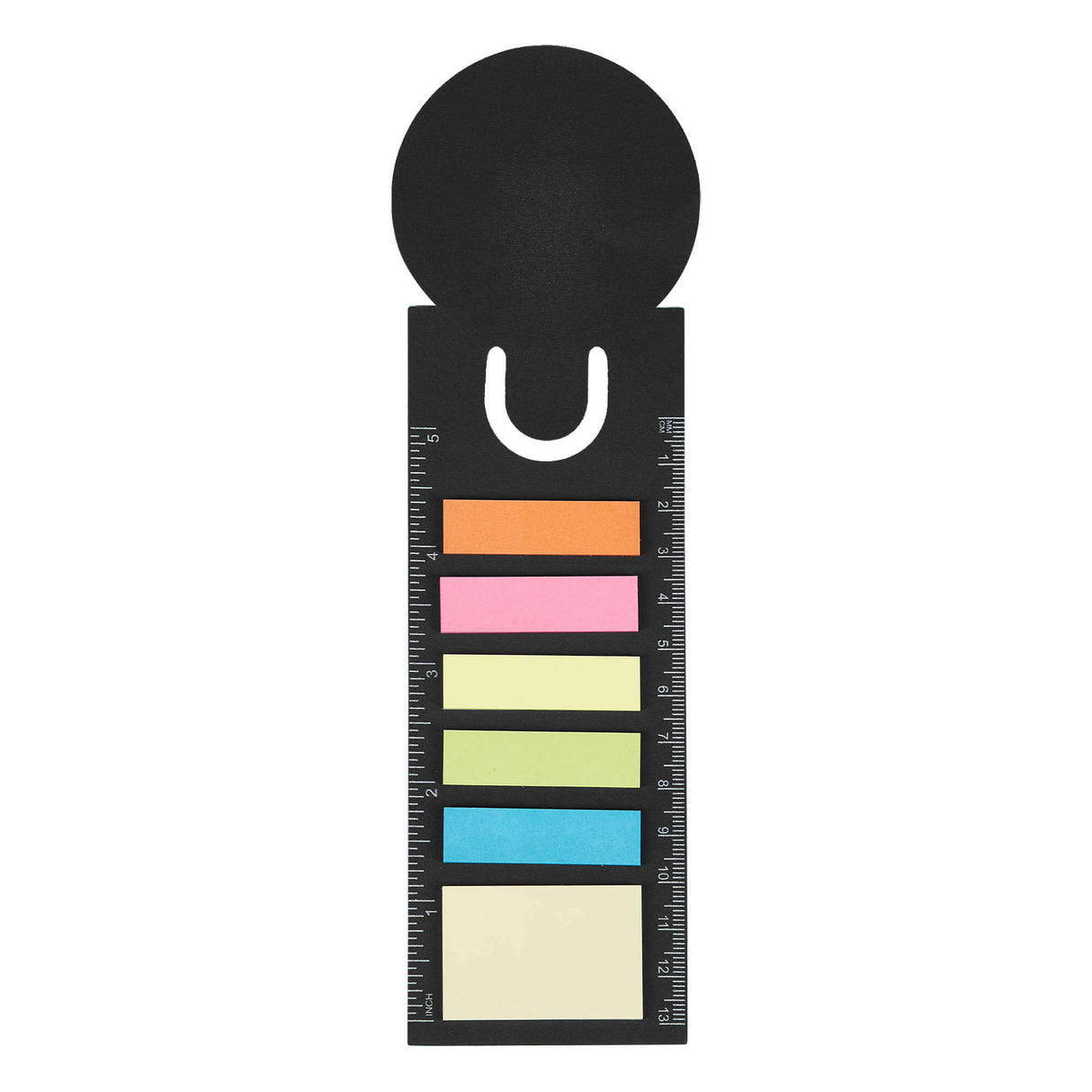 Bookmark Ruler Sticky Note Pad - Printed