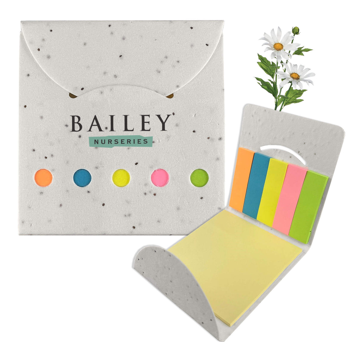 Daisy Seed Sticky Note Pad - Printed