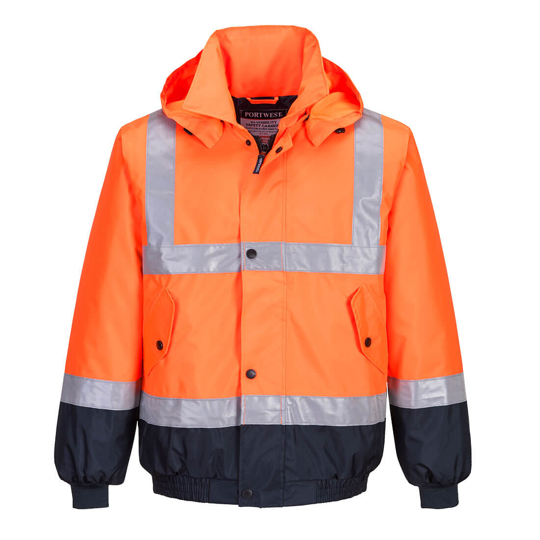 MJ204 Hi-Vis Contrast Bomber Jacket