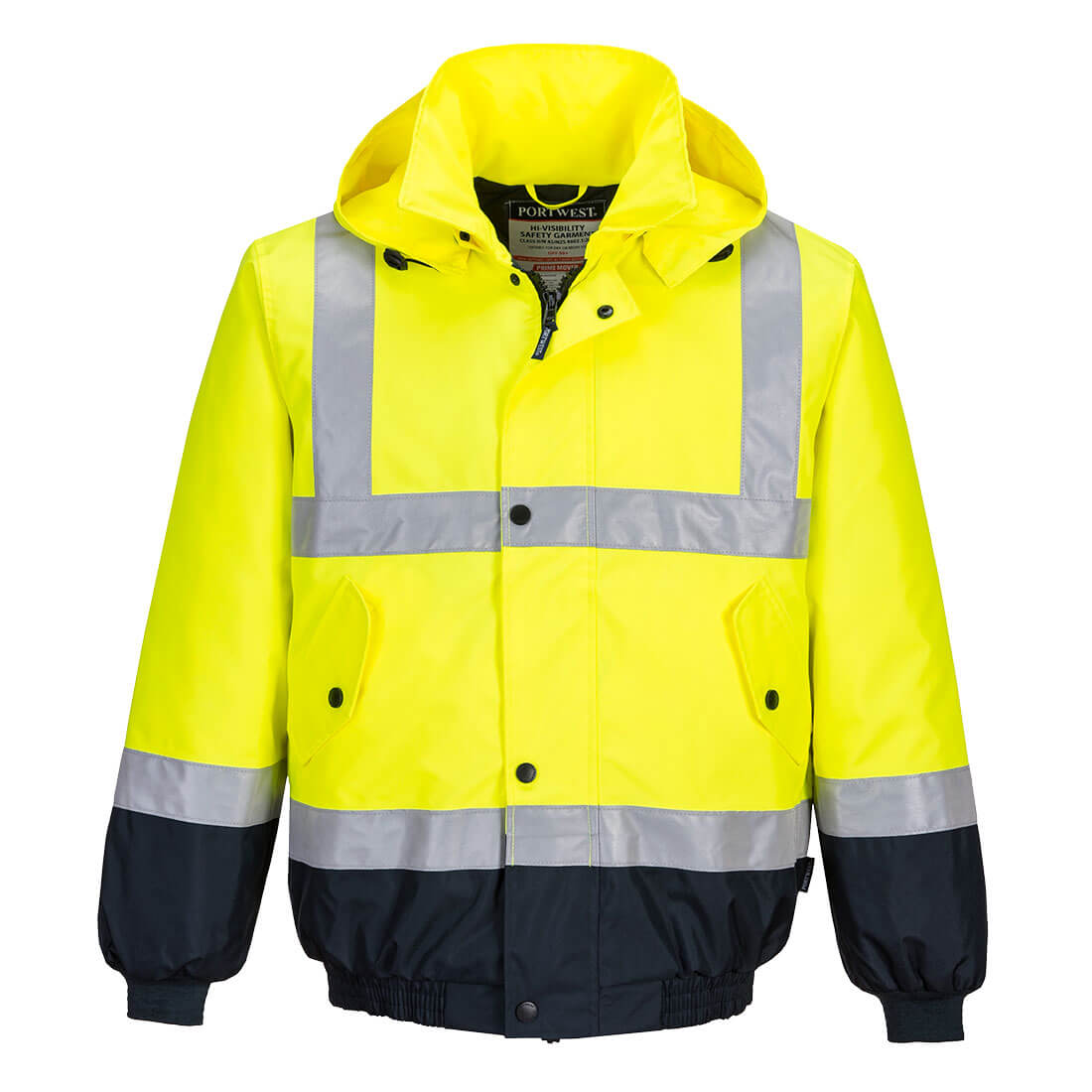 MJ204 Hi-Vis Contrast Bomber Jacket