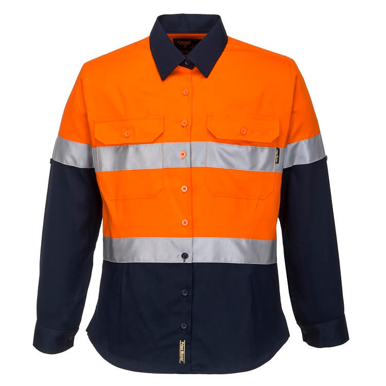 ML108 Ladies Regular Taped Shirt - dixiesworkwear