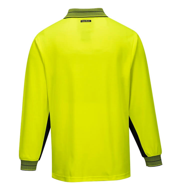 MP213 Long Sleeve Cotton Comfort Polo - dixiesworkwear