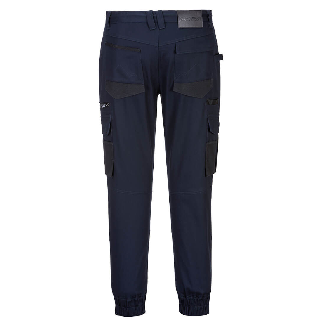 MP703 Cuffed Slim Fit Stretch Work Pants
