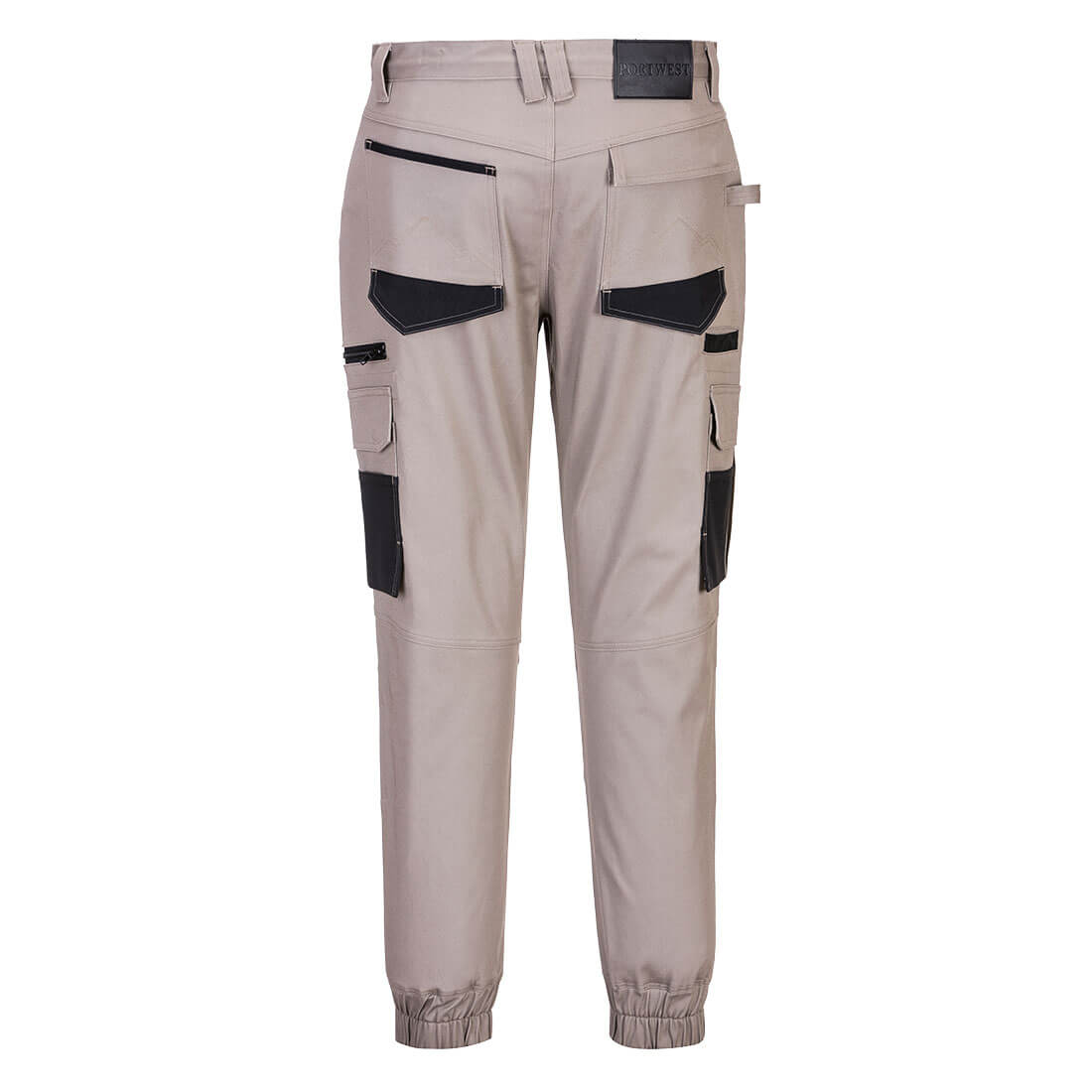 MP703 Cuffed Slim Fit Stretch Work Pants