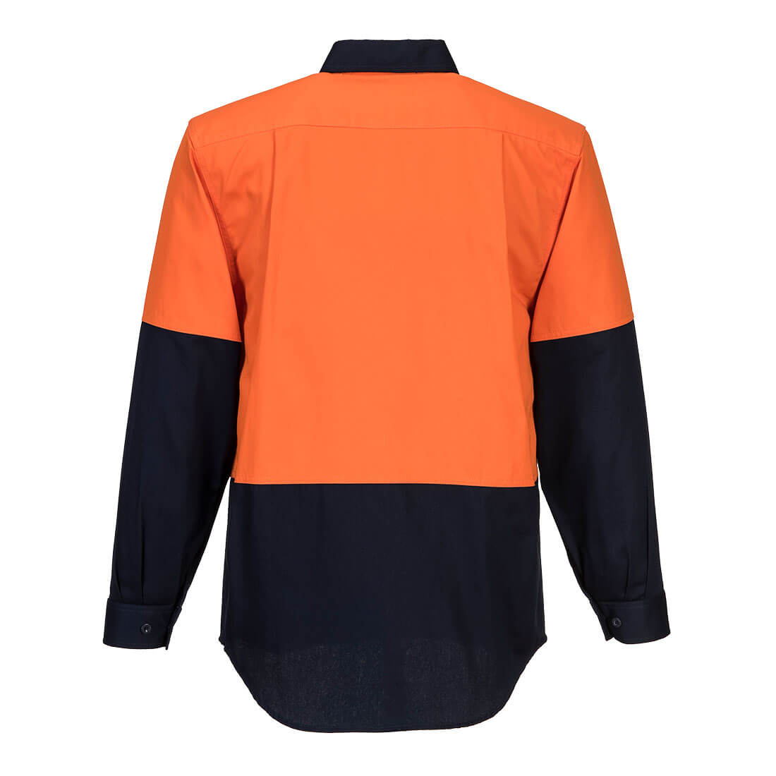 MS901 Hi Vis Two Tone Regular Long Sleeve Shirt