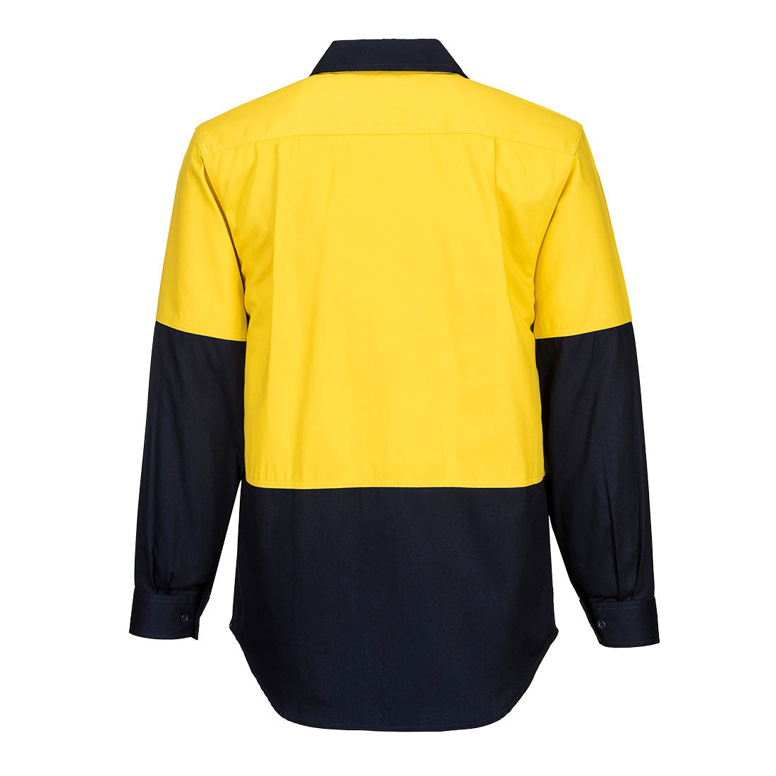 MS901 Hi Vis Two Tone Regular Long Sleeve Shirt
