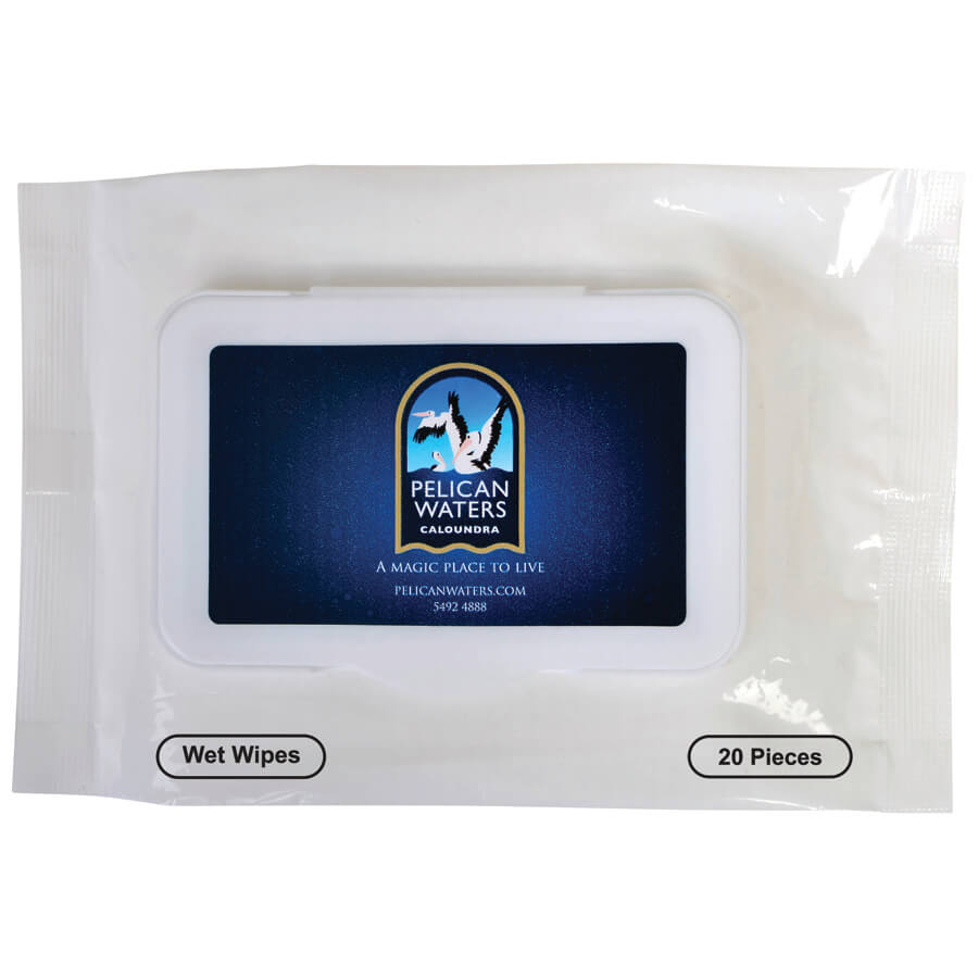 Antibacterial Wipes in Packet - Printed