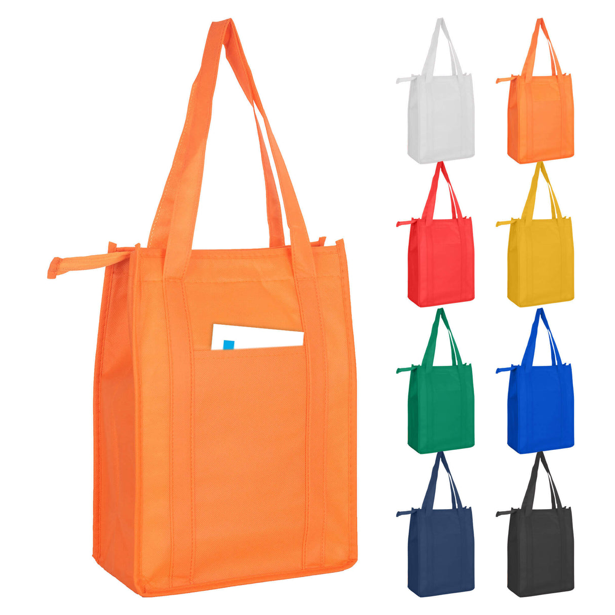Cooler Bag with Top Zip Closure - Printed
