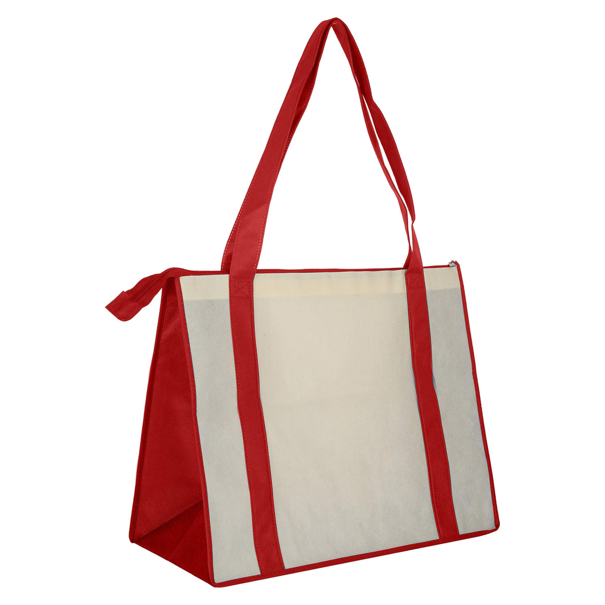 Zipped Shopping Bag - Printed