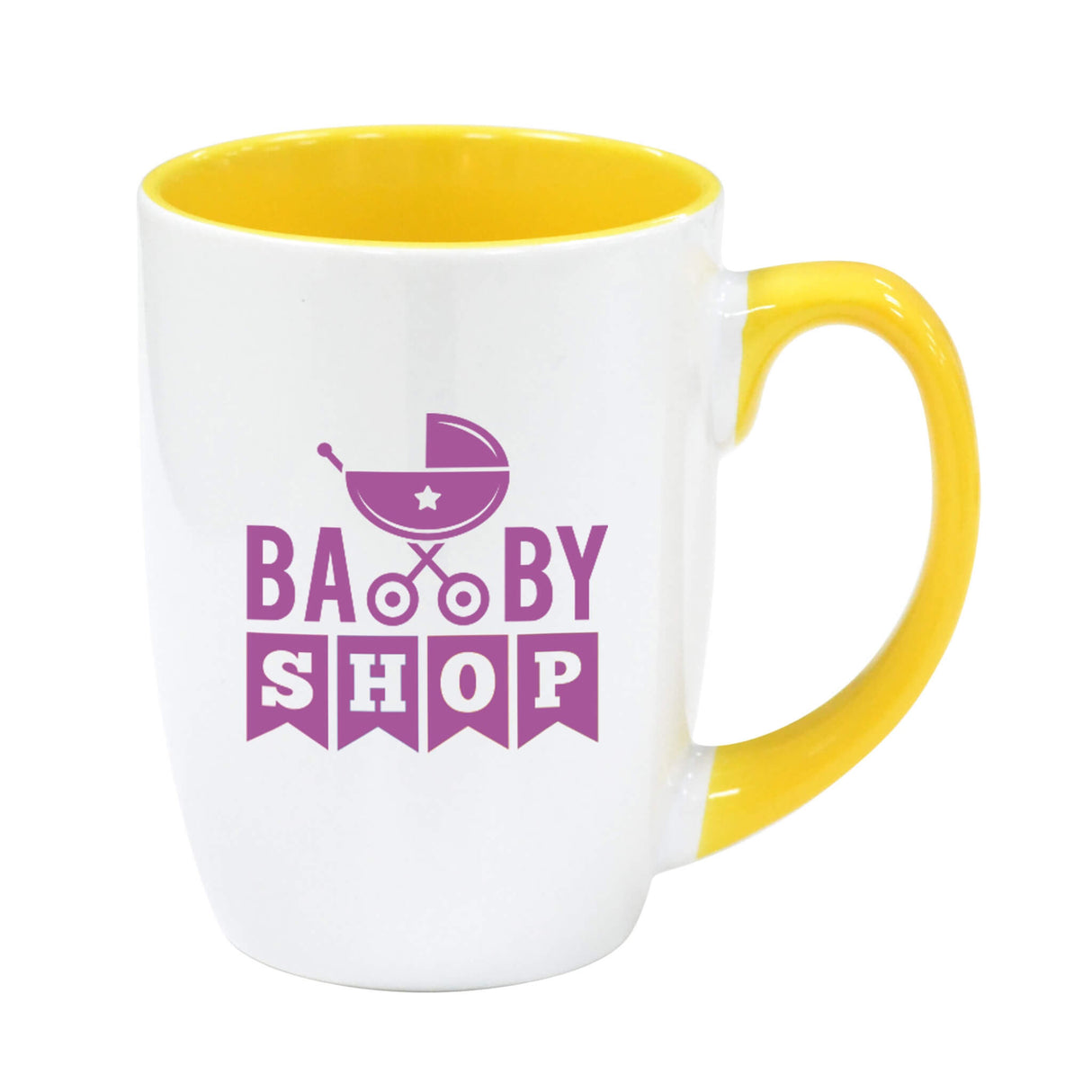 Two Tone 350ml Coffee Mug - Printed