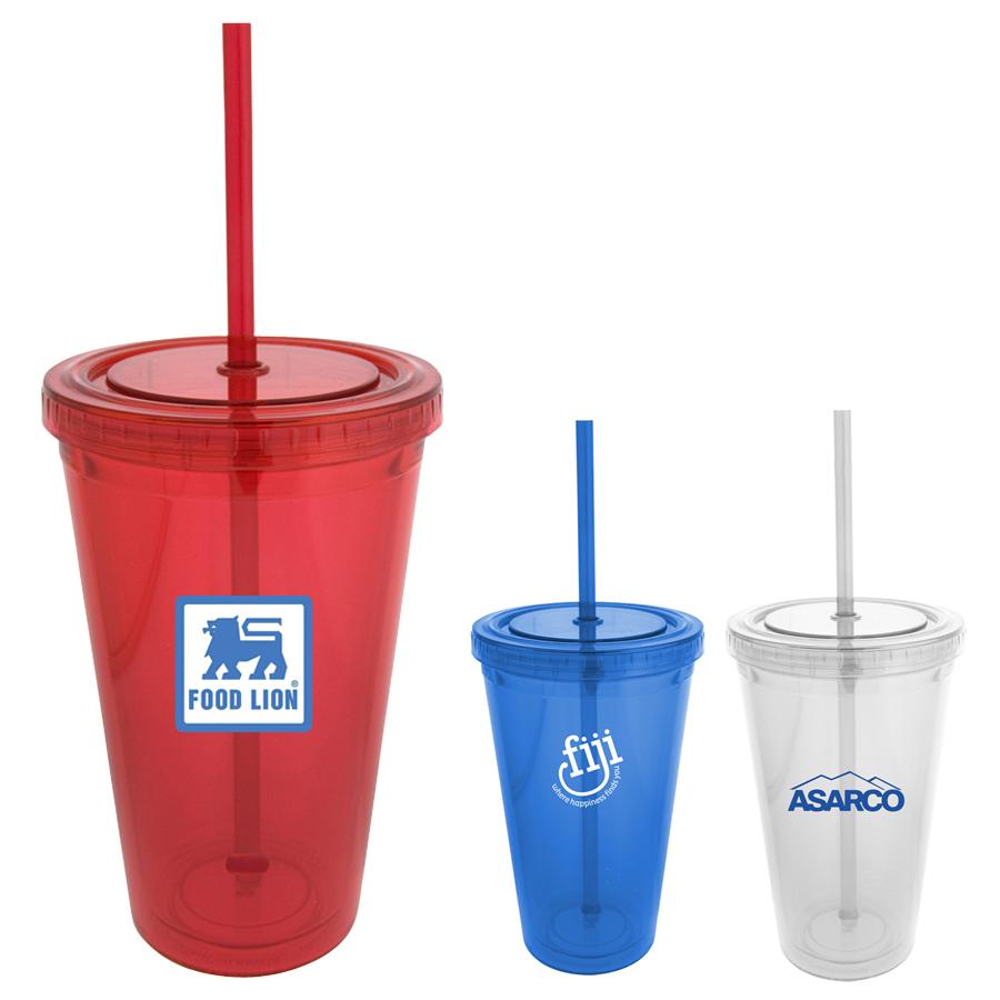 Europe Arcylic Plastic Tumbler 473ml - Printed