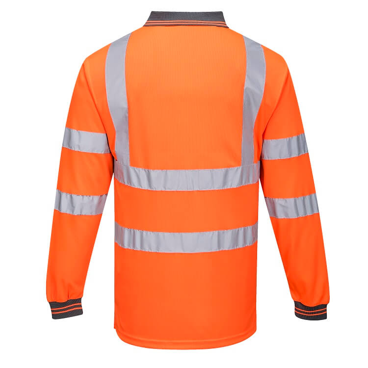 S277 Hi-Vis Long Sleeved Polo - dixiesworkwear