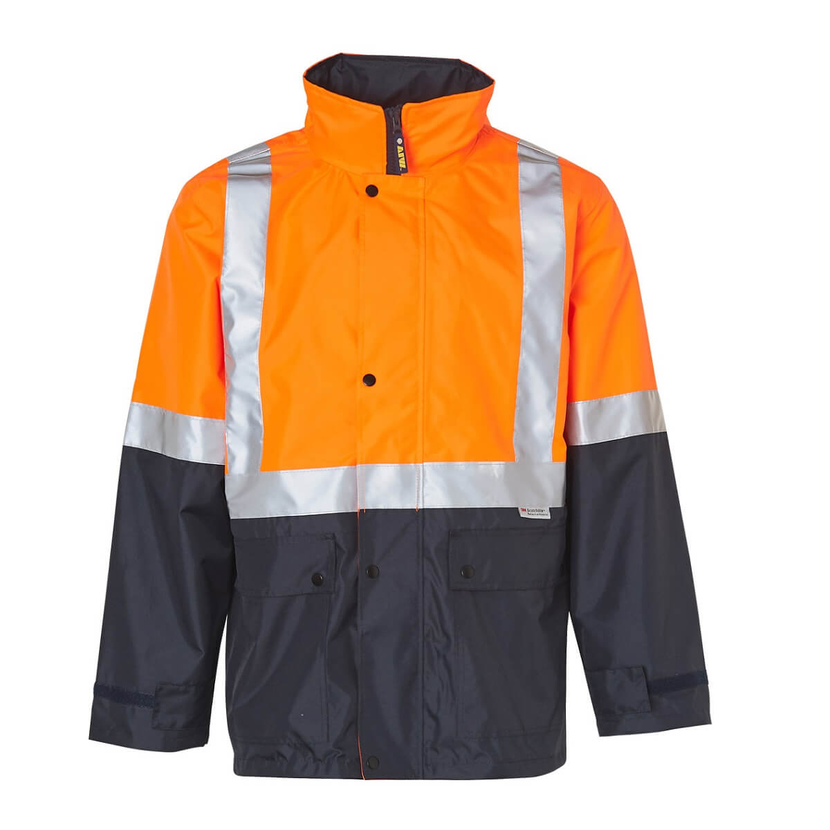 SW18A Hi Vis Safety Jacket With Mesh Lining