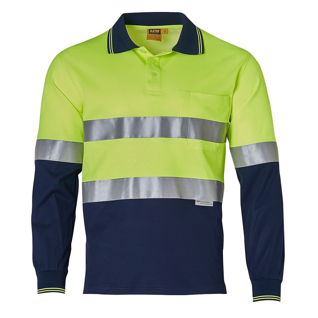 SW21A Long Sleeve Safety Polo