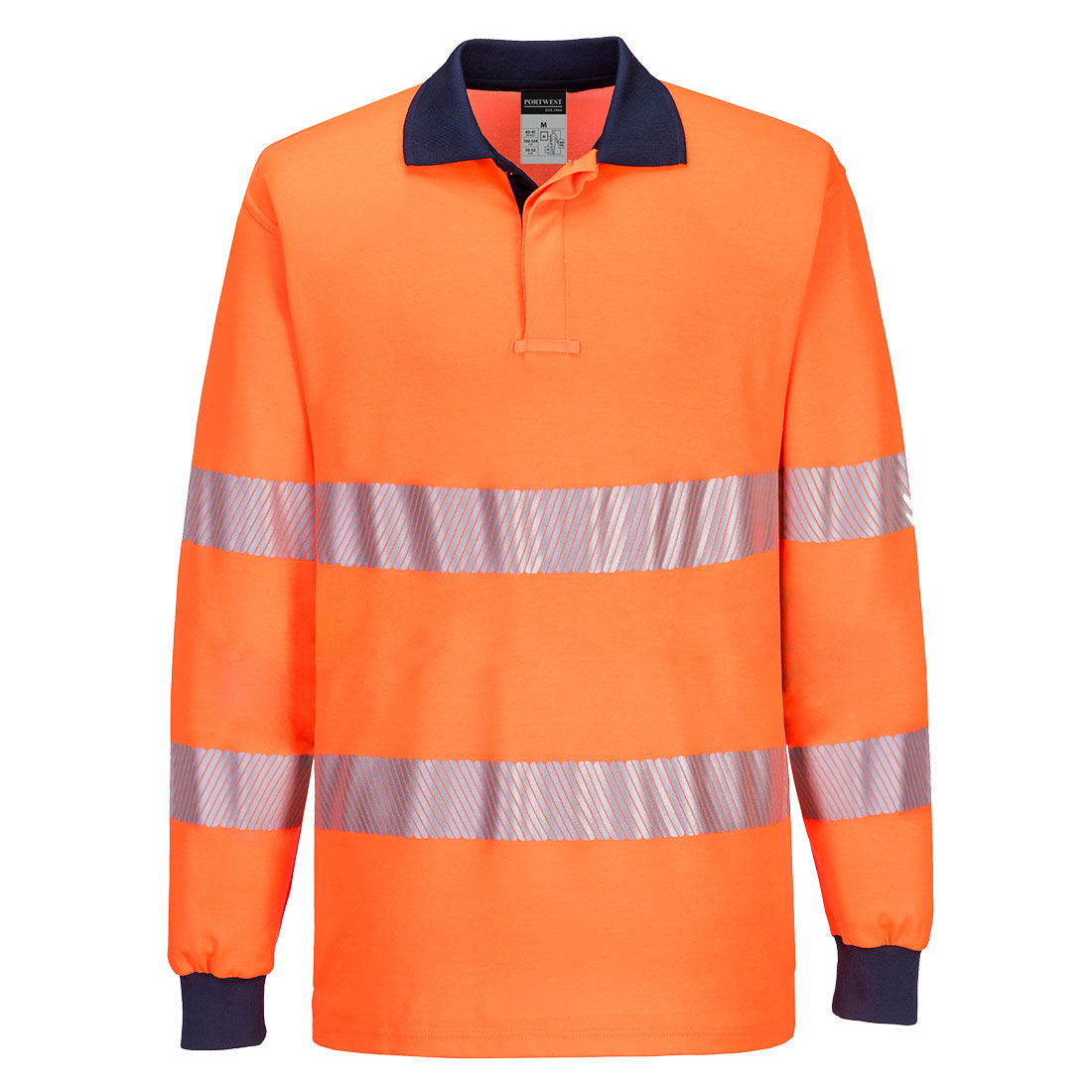T186 - PW3 Hi-Vis Polo Shirt - Long Sleeve