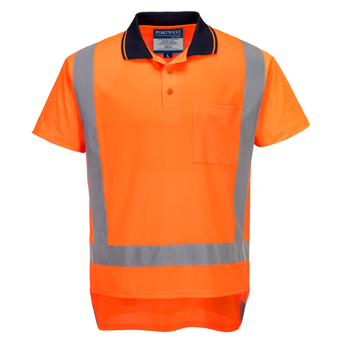 TM311 - Portwest TTMC-W17 Hi-Vis X Back Polo Shirt S/S