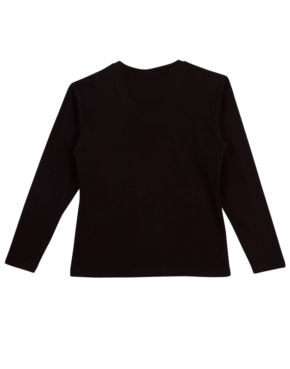 TS05A Cotton Stretch Ladies' V-Neck Long Sleeve Tee