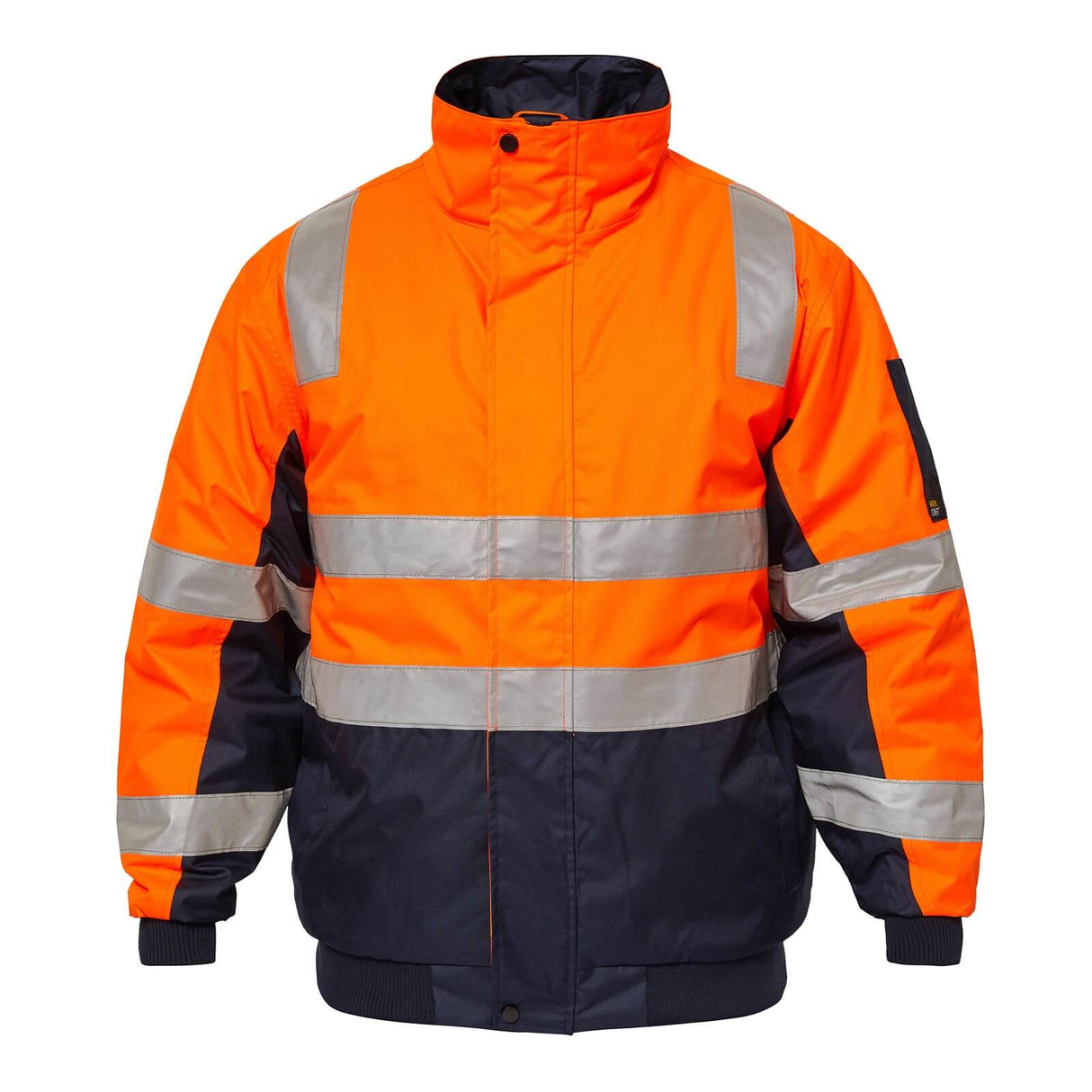 WW9011 Hi Vis Modern Reflective Bomber Jacket
