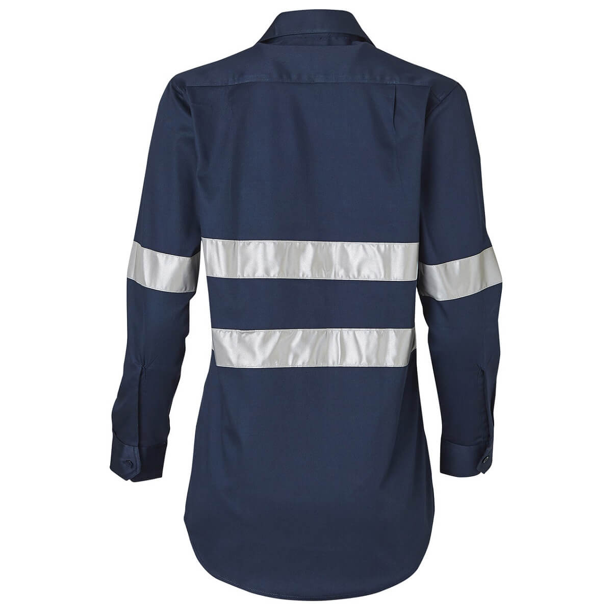 WT08HV Ladies High Visibility Cotton Drill Safety Shirts with 3M Tapes