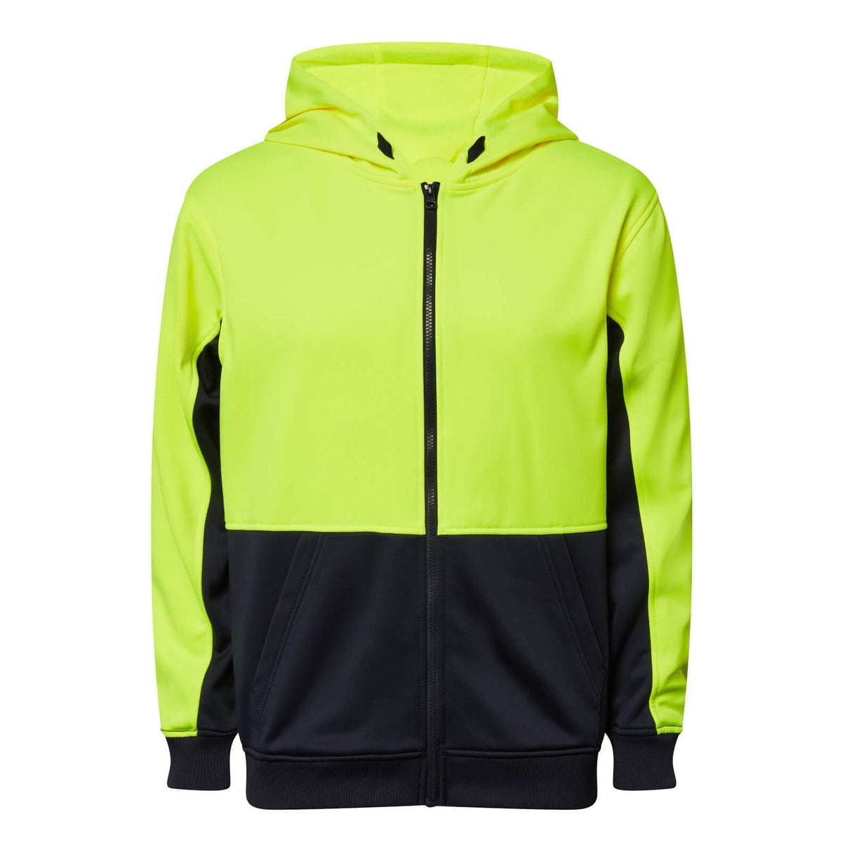 WT8017 Hi Vis Hoodie With Zip