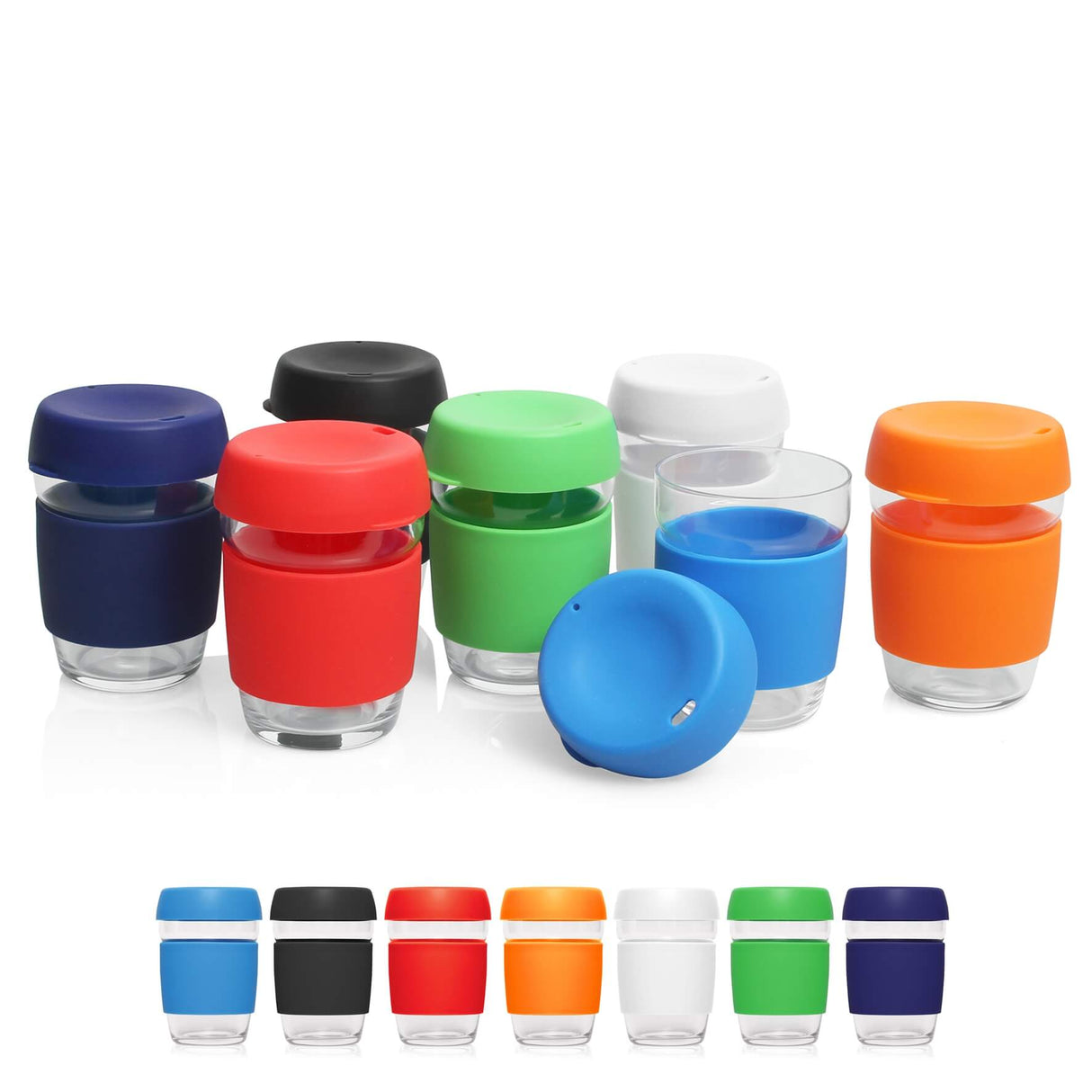 Eco Coffee Cup Glass CUP2GO 375ml - Printed