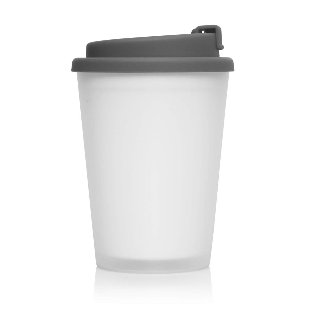 Eco Coffee Cup Plastic Double Wall CUP2GO Frosted 356ML - Printed