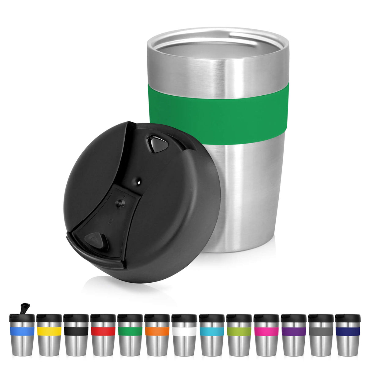 Eco Coffee Cup Stainless Double Wall CUP2GO 375ML - Printed