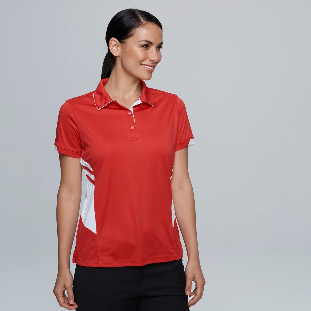 2311 Aussie Pacific Tasman Polo Ladies - Black Base