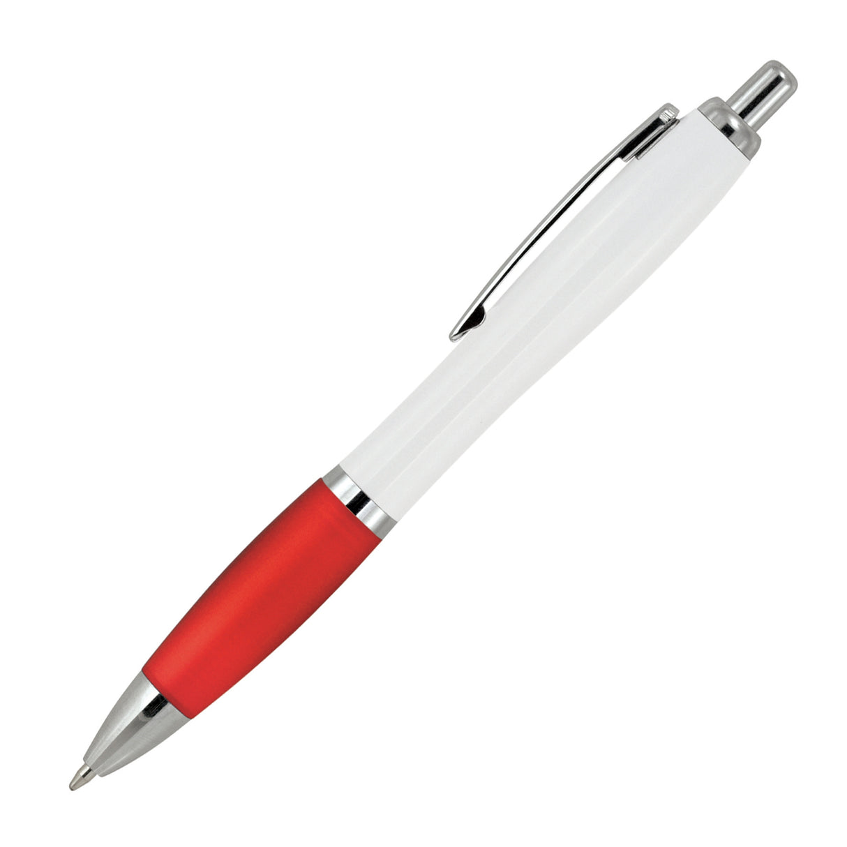 Kara Rubberised Grip White Barrel Pen