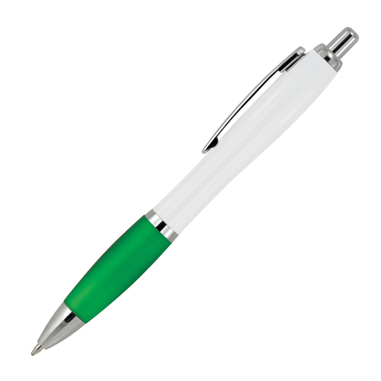 Kara Rubberised Grip White Barrel Pen