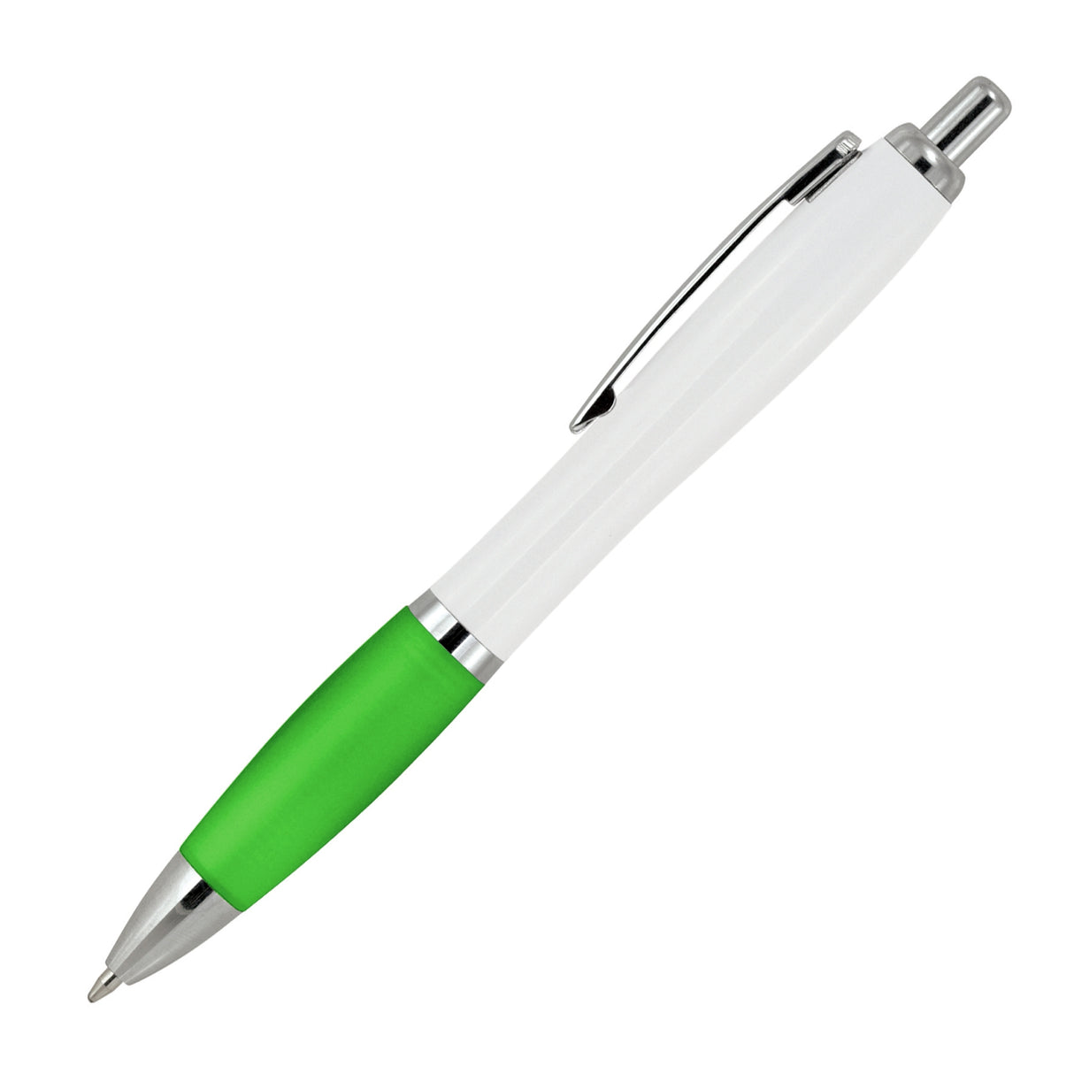 Kara Rubberised Grip White Barrel Pen