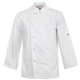 CJ039 Chefs Craft Executive L/S Chefs Jacket With Press Studs