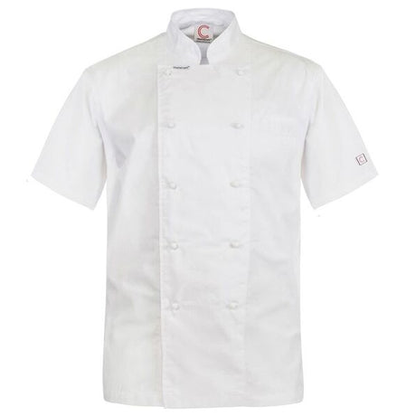 CJ049 Chefs Craft Executive Lightweight Short Sleeve Chef Jacket  - Unisex