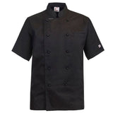 CJ049 Chefs Craft Executive Lightweight Short Sleeve Chef Jacket  - Unisex
