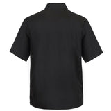 CJ040 Chefs Craft Executive Short Sleeve Chef Jacket With Studs