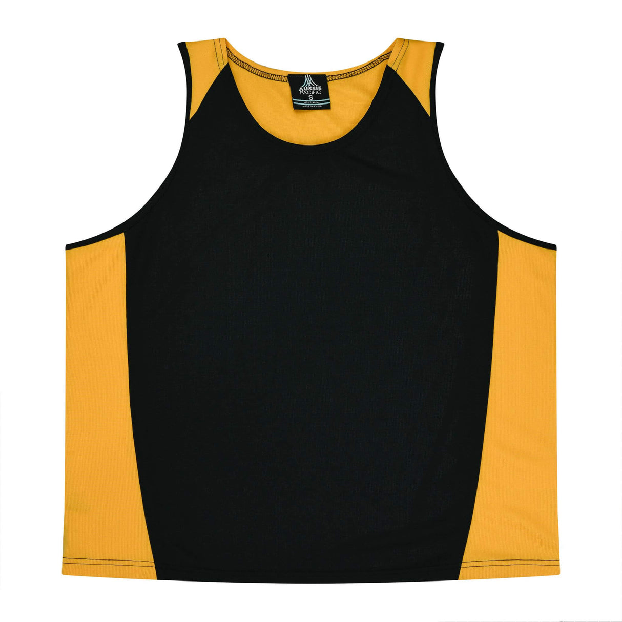 1101 Aussie Pacific Premier Mens Singlets - Dark Colours