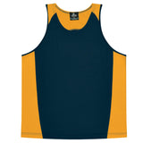 1101 Aussie Pacific Premier Mens Singlets - Dark Colours