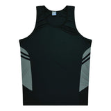 1111 Aussie Pacific Tasman Mens Singlets - Dark Colours