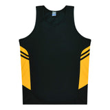 1111 Aussie Pacific Tasman Mens Singlets - Dark Colours