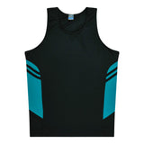 1111 Aussie Pacific Tasman Mens Singlets - Dark Colours