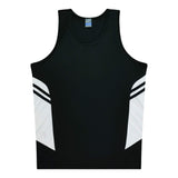 1111 Aussie Pacific Tasman Mens Singlets - Dark Colours