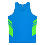 1111 Aussie Pacific Tasman Mens Singlets - Mixed Colours