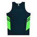 1111 Aussie Pacific Tasman Mens Singlets - Dark Colours