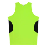 1111 Aussie Pacific Tasman Mens Singlets - Neon Colours