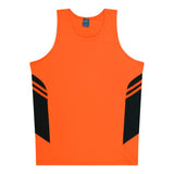 1111 Aussie Pacific Tasman Mens Singlets - Neon Colours