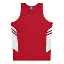 1111 Aussie Pacific Tasman Mens Singlets - Mixed Colours